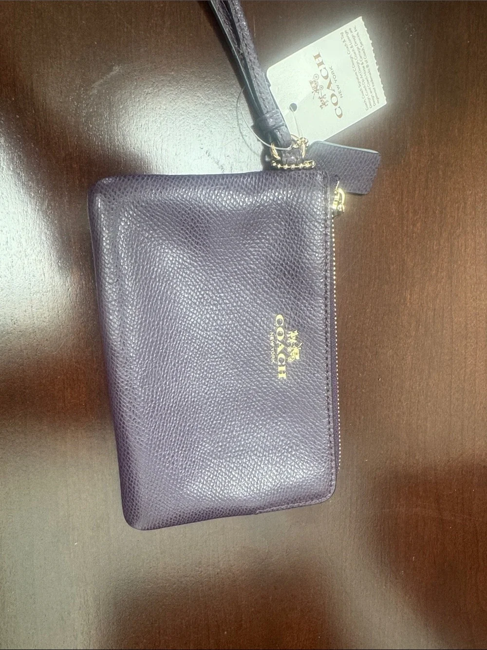 Coach clutch wristlet